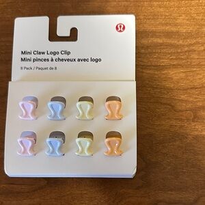 Lululemon Mini Claw Logo Clips - Multicolor NWT